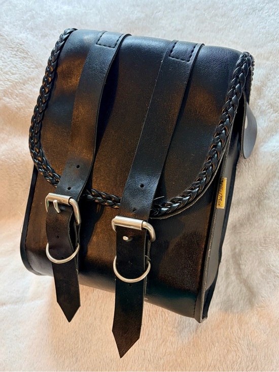 Willie & Max Handbags - Willie & Max Braided Series Sissy Bar Leather Bag